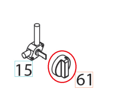 Fuel Knob - Snow 5324327-52