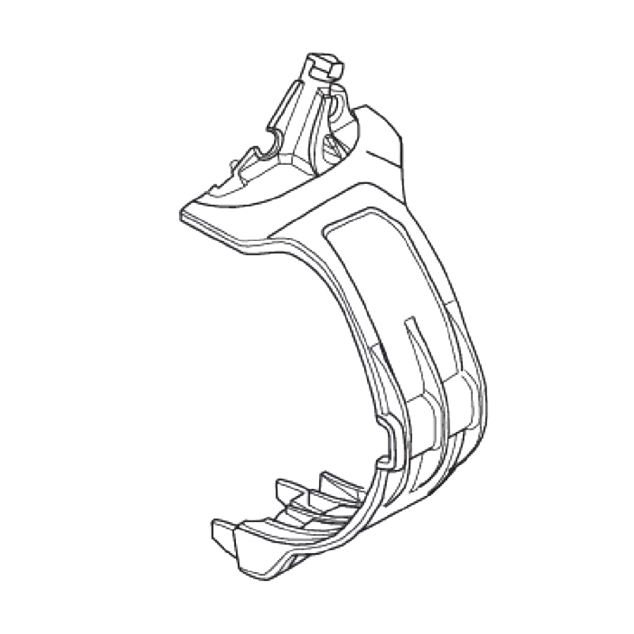 Handle holder right, D130 husq