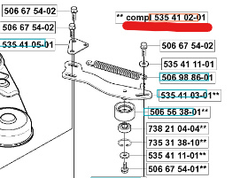 Belt tensioner 5354102-01