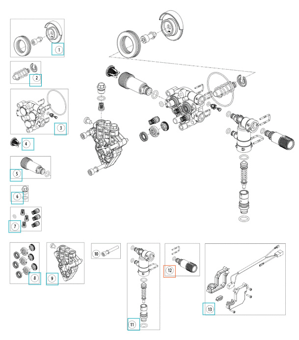 Cylinder Cylinder Block Pw235/ 5363463-01