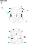 Elastic web set hip/leg Elastic web set hip/leg