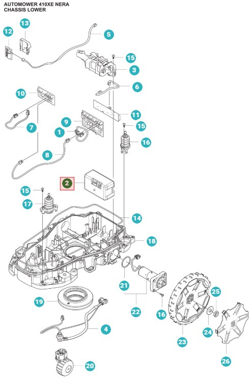 Battery Automower 320 Nera, 430X Nera, 410XE Nera