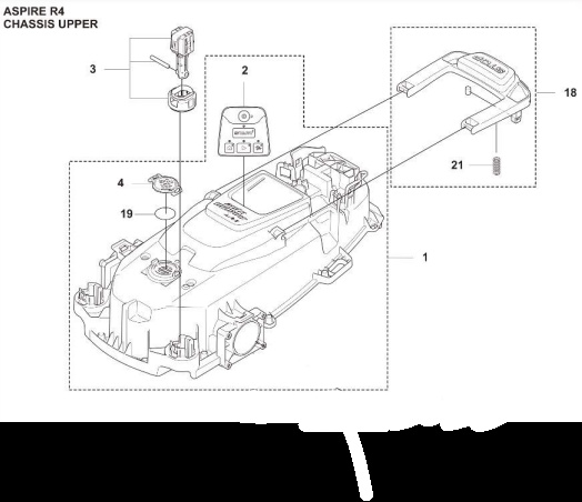 Chassis, Upper, Aspire R4