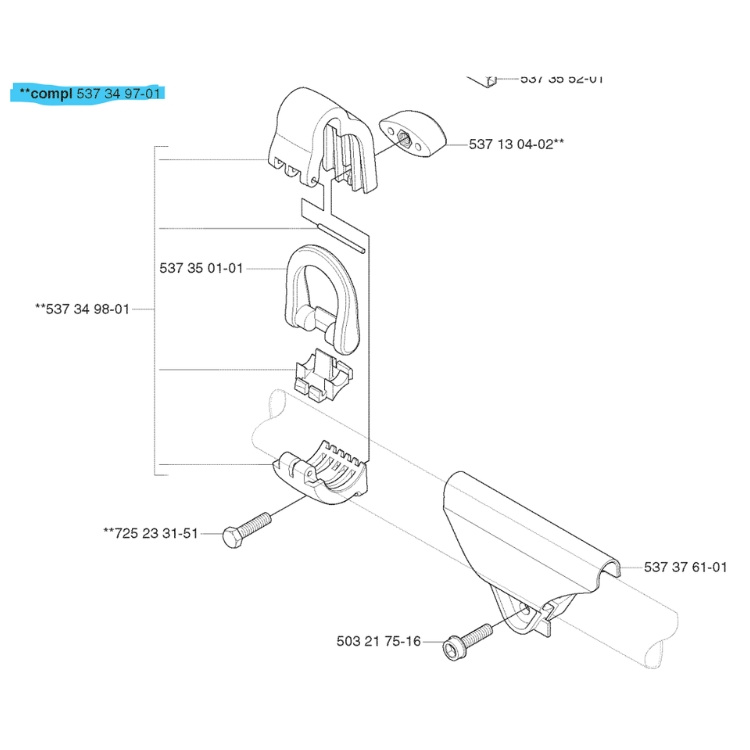 Suspension Hook Kpl 5373497-01