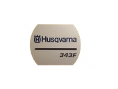 Decal Starter Husqvarna 343F Decal Starter Husqvarna 343F