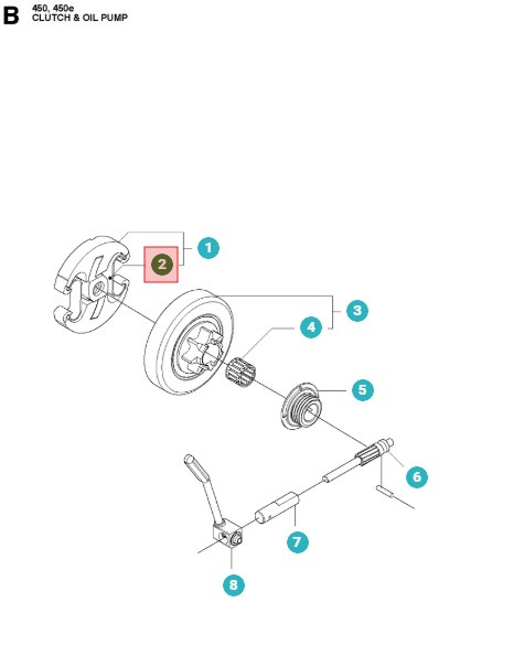 Clutch Spring 340-353/440-462/545/550