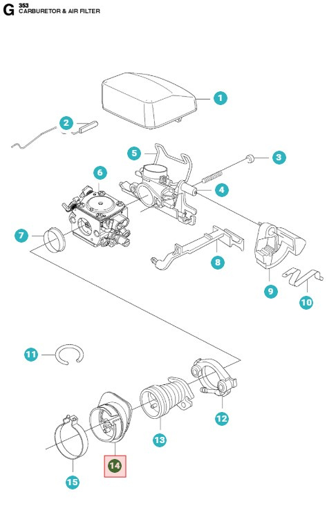 Intermediate Wall, Intake 5374228-01