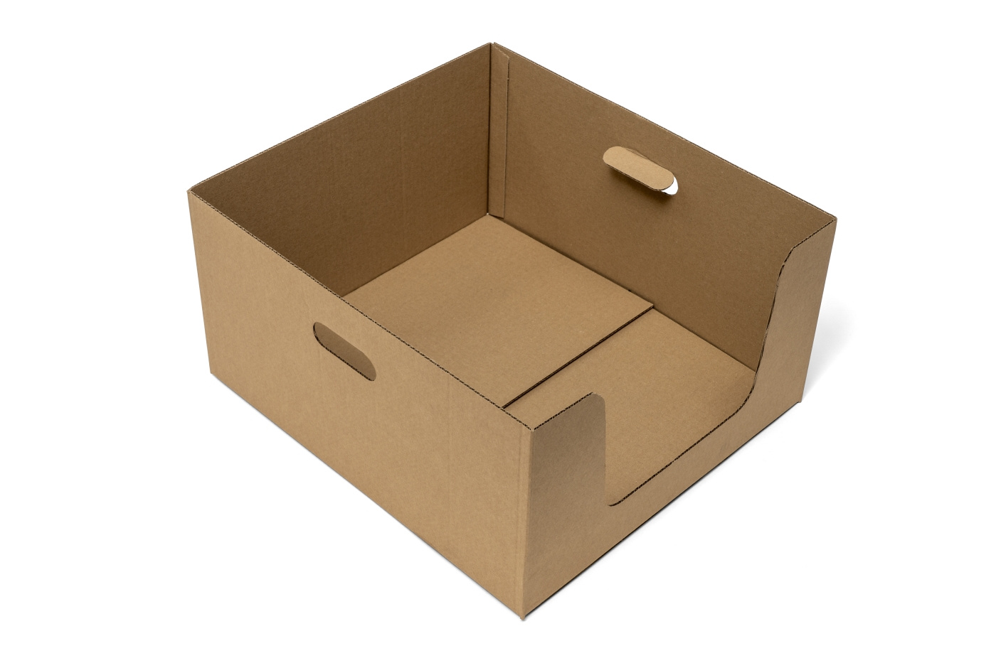 Cardboard box for PPE paper bags
