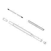 Tube assembly IHF3 with grip Tube assembly IHF3 with grip