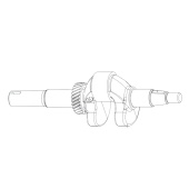 Crankshaft 25 mm Crankshaft 25 mm