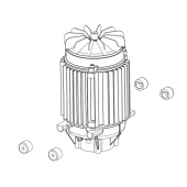 Motor 2.1KW aluminum 50HZ Motor 2.1KW aluminum 50HZ