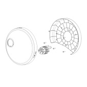 Covers and axle hose reel Covers and axle hose reel