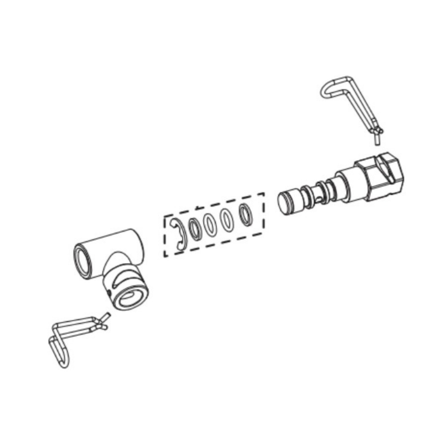 Gaskets for adapter system