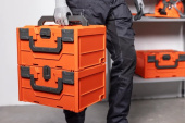 Husqvarna transport box BC1-UN with 2 pcs B330X and 1 pc C750X Husqvarna transport box BC1-UN with 2 pcs B330X and 1 pc C750X