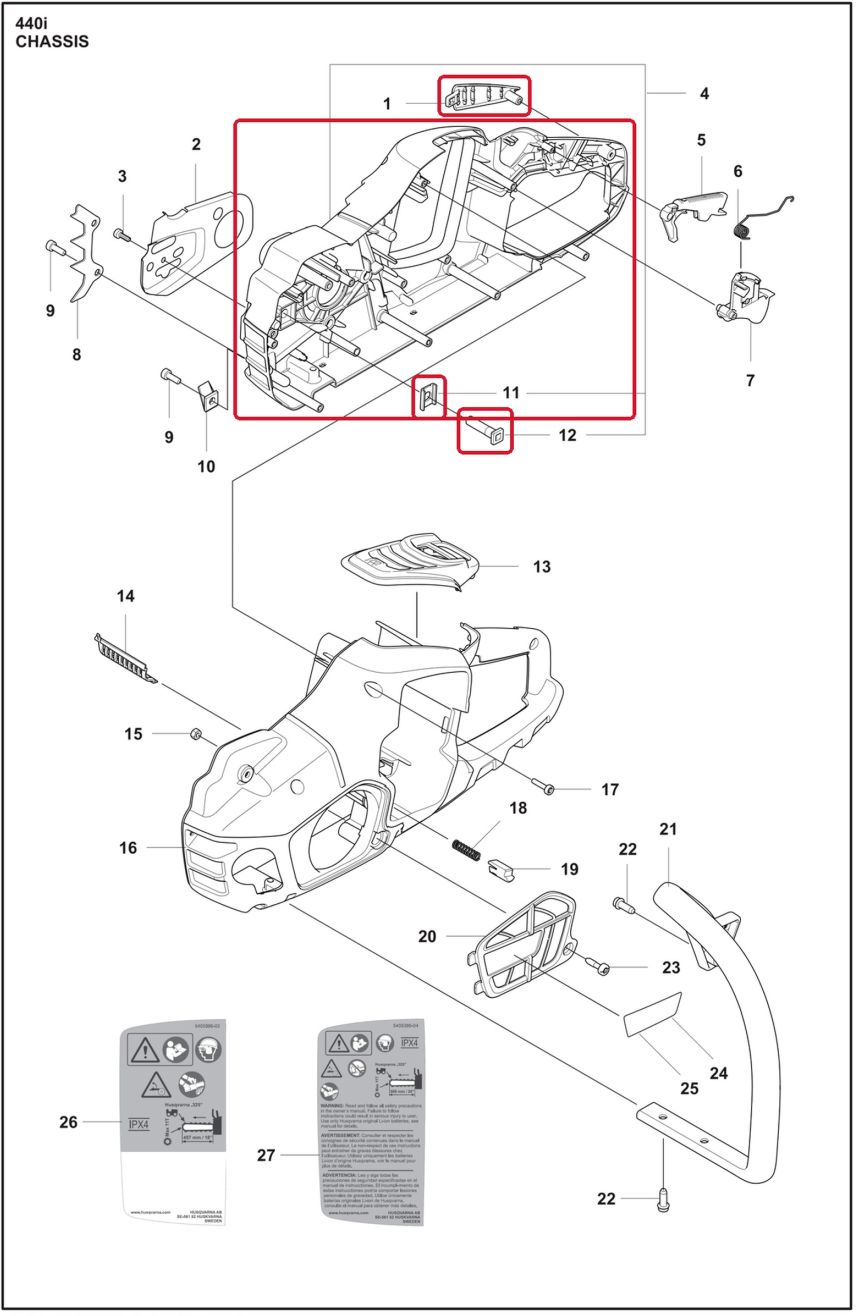 Chassis hyperion clutch side assembly