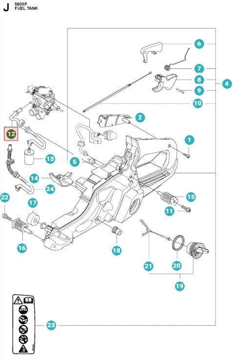 Fuel Hose 5739935-03