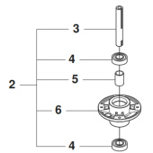 Distance sleeve Distance sleeve
