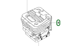 Cylinder 543XP, 543XPG