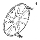 Wheel cap Gardena R38Li-R80Li, Flymo 1200R Wheel cap Gardena R38Li-R80Li, Flymo 1200R
