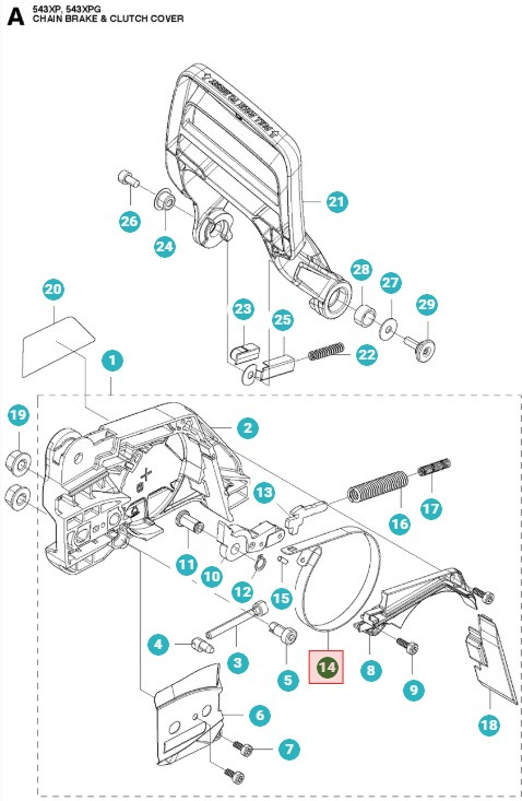 Brake Band Husqvarna 543XP