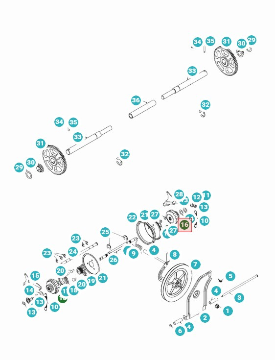 Gear Driver 5807560-01