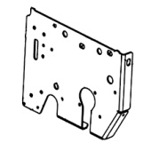 Frame Side Lhs - Ms668 - Orang 5838084-03 Frame Side Lhs - Ms668 - Orang 5838084-03