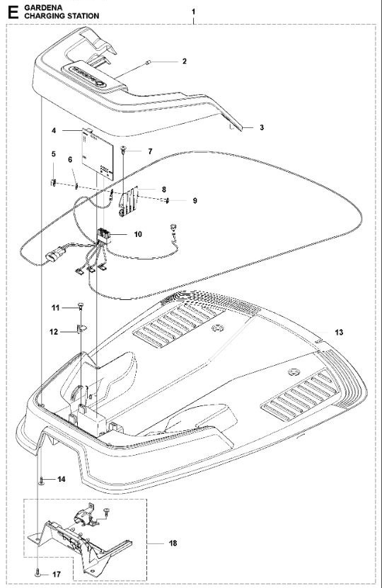 CHARGING STATION COVER GRAY