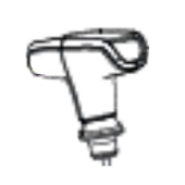 Handle Starts Black 5854380-04 Handle Starts Black 5854380-04