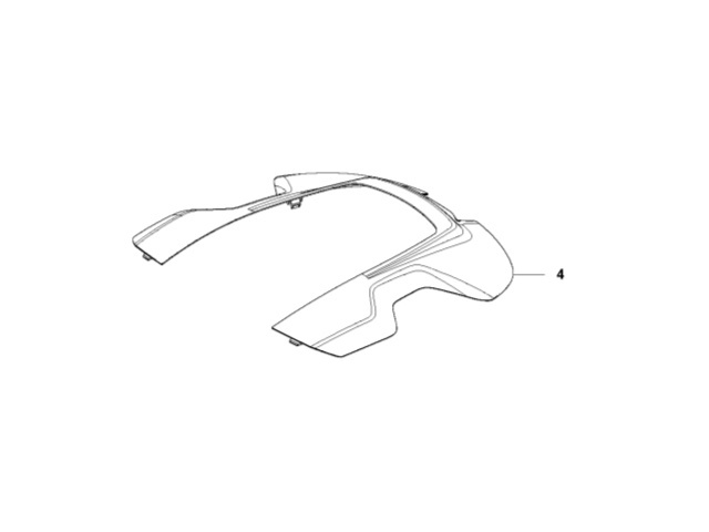 Top cover Automower 310, 315 - White 