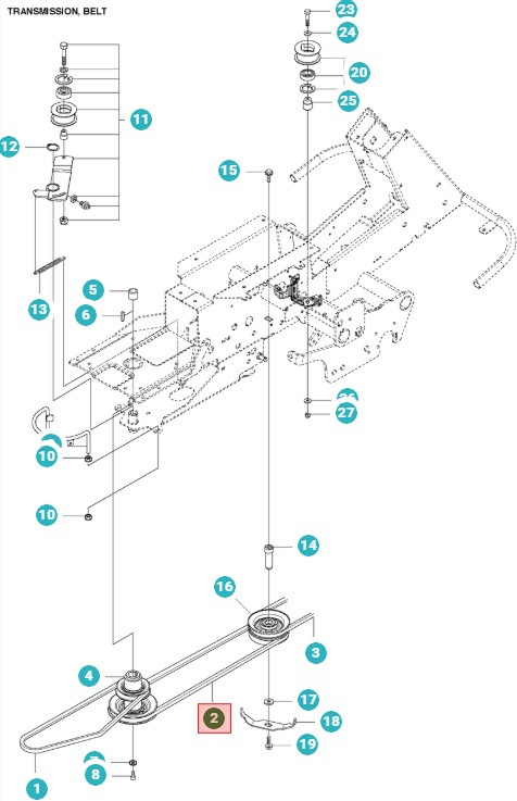 Belt R422TS AWD, PROFLEX 21 AWD