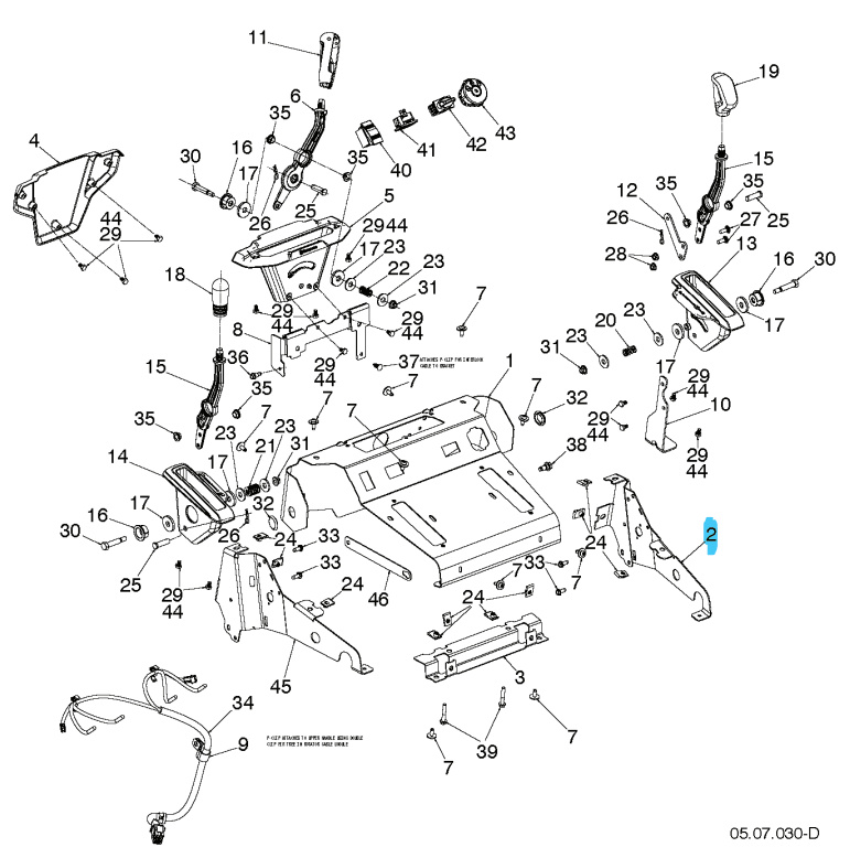 Console Side Rhs Ms 498 Gray 5896268-04