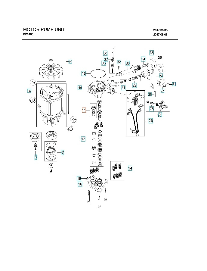 Piston Ceramic Rope, Kit 5926176-80