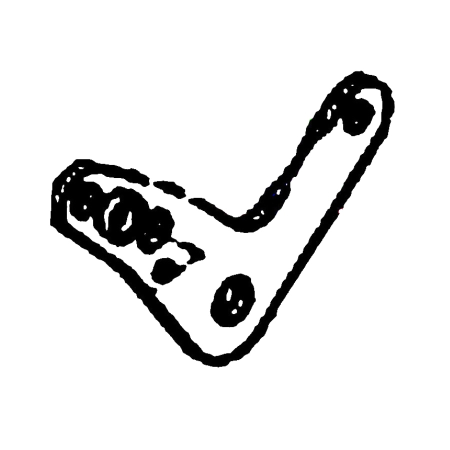 Arm Bell Crank, Rear Right, Bl 5930777-03