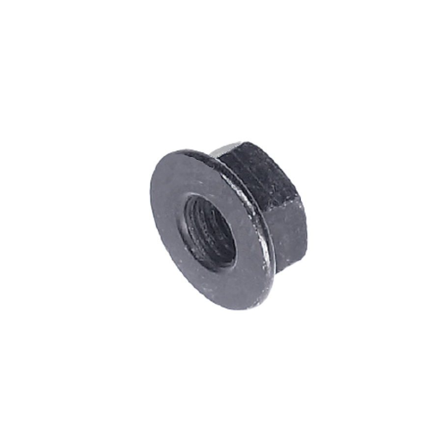 Hexagon nut with flange