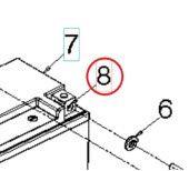 Nut Square M6 11X8.5 Zpb Nut Square M6 11X8.5 Zpb