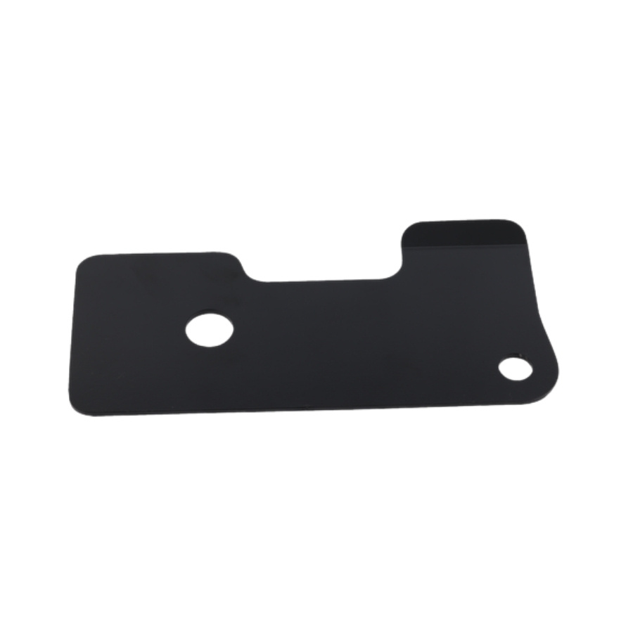 Belt guide under plate black m