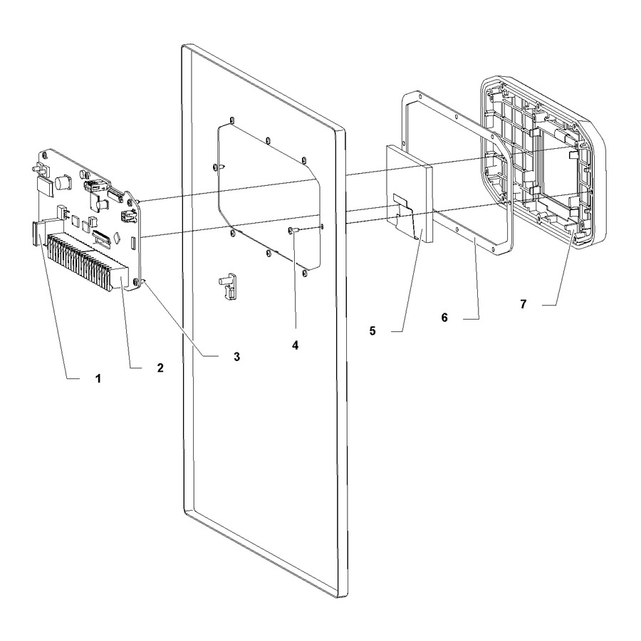 Control panel circuit board