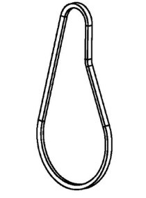 Impeller belt Husqvarna ST124