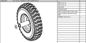 Right-hand wheel assembly and components Right-hand wheel assembly and components