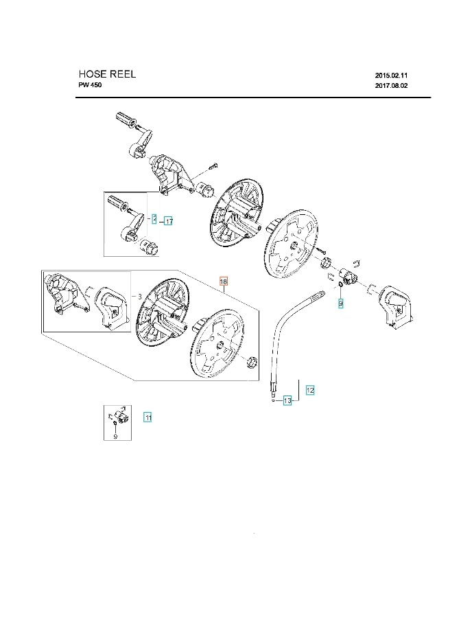 Hose Roller Set 5960269-01