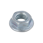 Lock nut hexagon nut with flan Lock nut hexagon nut with flan