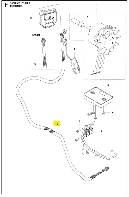 Wiring Assy Corrugated Tube Rx