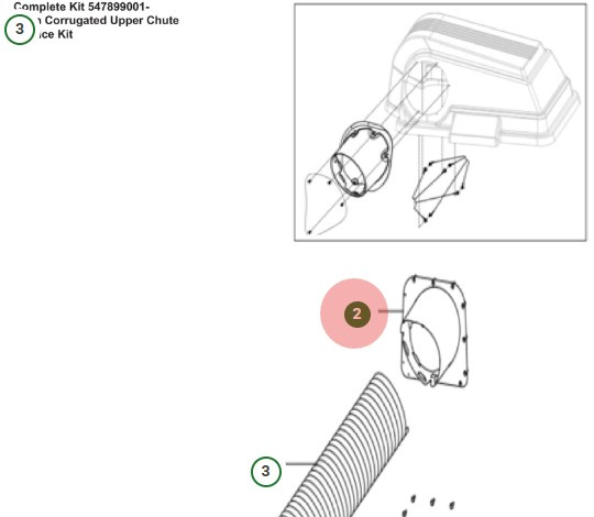 Adapter 3-bin bagger corrugate