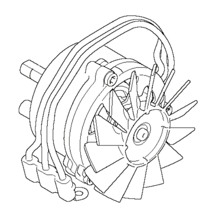 Engine assembly chainsaw 340I