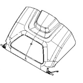 Flap rear door kit Flap rear door kit
