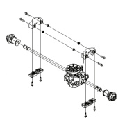 Transmission kit rear transmission Transmission kit rear transmission