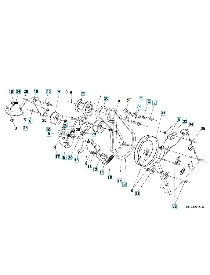 Guide Belt - 4L Hydro, 5L Impe