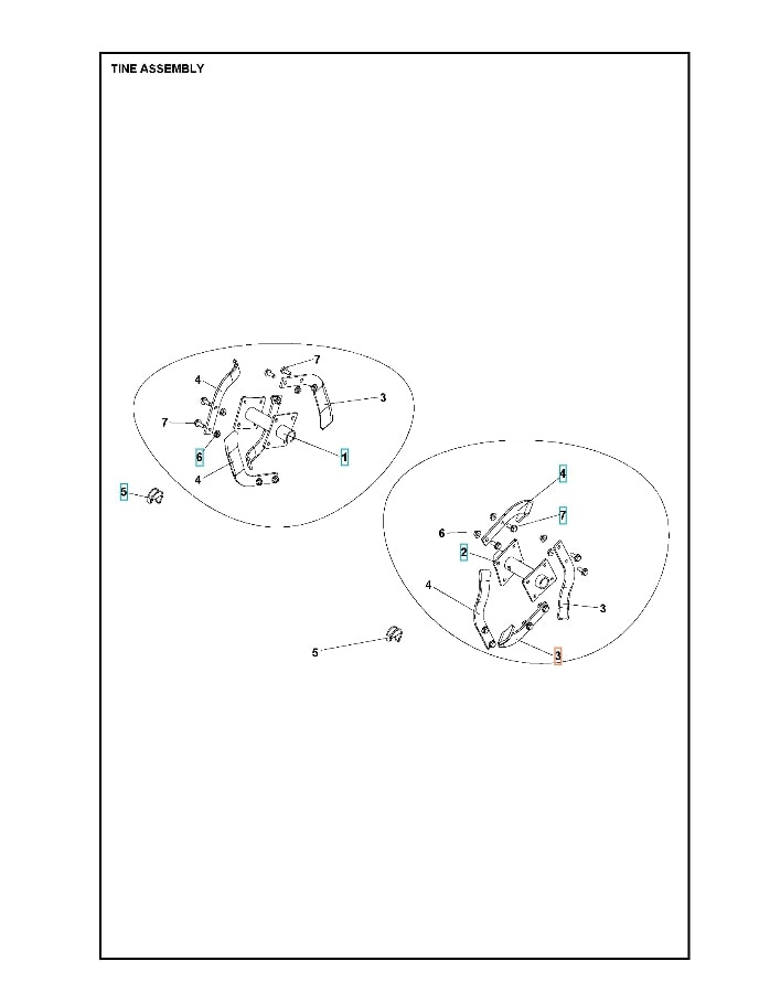 Left Blade Roto400 5986782-01
