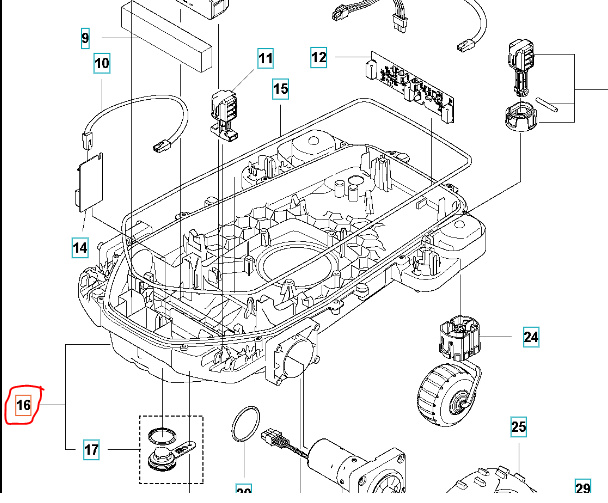 Chassis lower 405X/415X