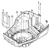 Cover bottom plastic kit Cover bottom plastic kit